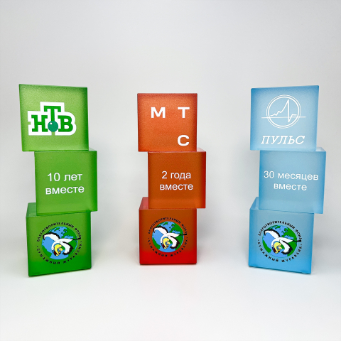Награда из стекла "НТВ"