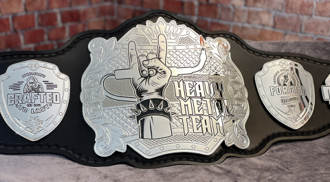 Чемпионский пояс сварщика «Heavy Metal Team»