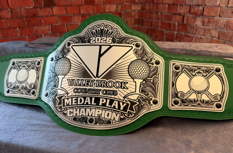 Чемпионский пояс по гольфу «Valley Brook Country Club»