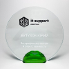 Награда стеклянная «IT Support» #sberteam