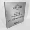 Плакетка наградная металлическая «VILLAGIO REALTY»