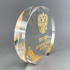 Шайба из стекла «Великие люди России»